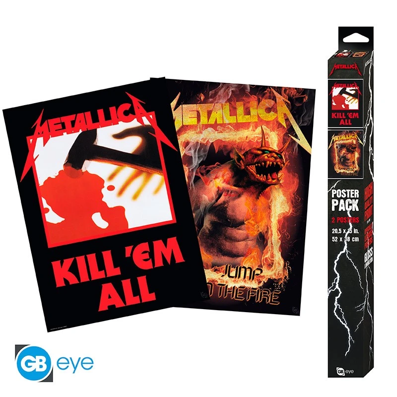 Metallica - Set 2 Poster/Kill'Em All/Fire Guy